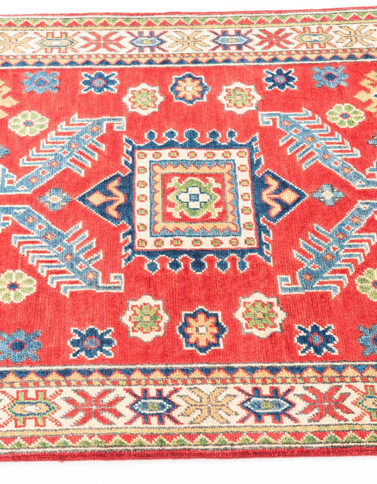 Detail image of  3' 3 x 5'  Hand Knotted Kazak Rug