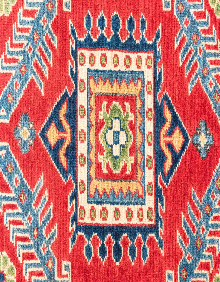 Detail image of  3' 3 x 5'  Hand Knotted Kazak Rug
