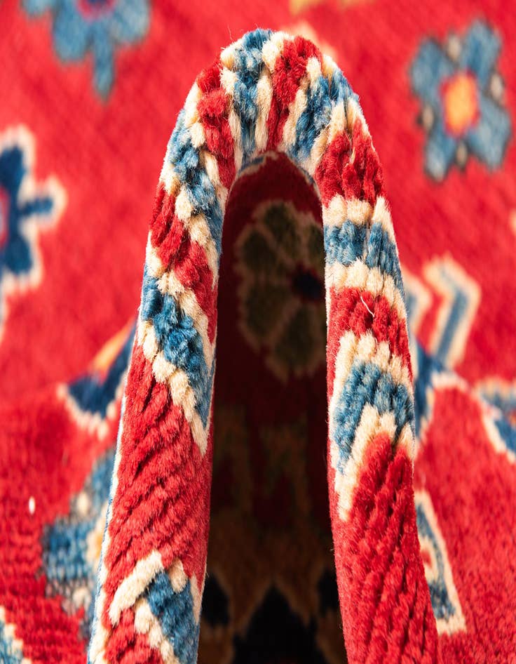 Detail image of  3' 3 x 5'  Hand Knotted Kazak Rug
