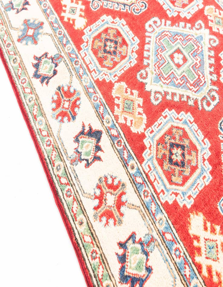 Detail image of  3' 4 x 5'  Hand Knotted Kazak Rug