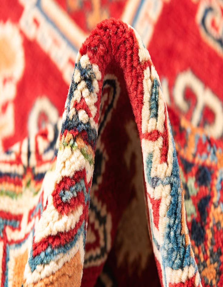 Detail image of  3' 4 x 5'  Hand Knotted Kazak Rug