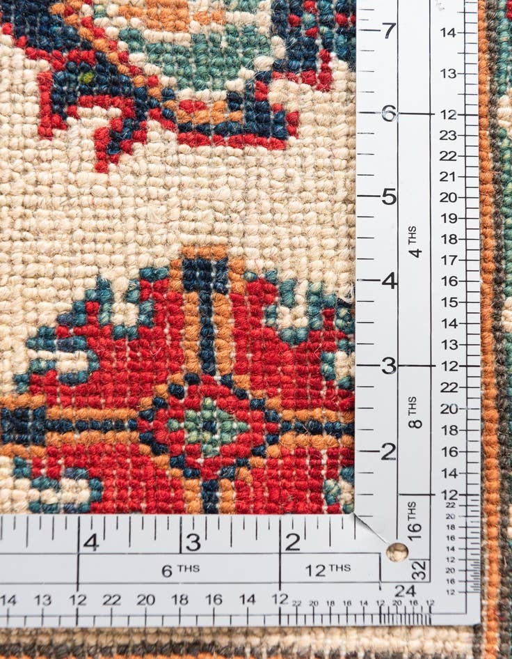 Detail image of  3' 4 x 5'  Hand Knotted Kazak Rug