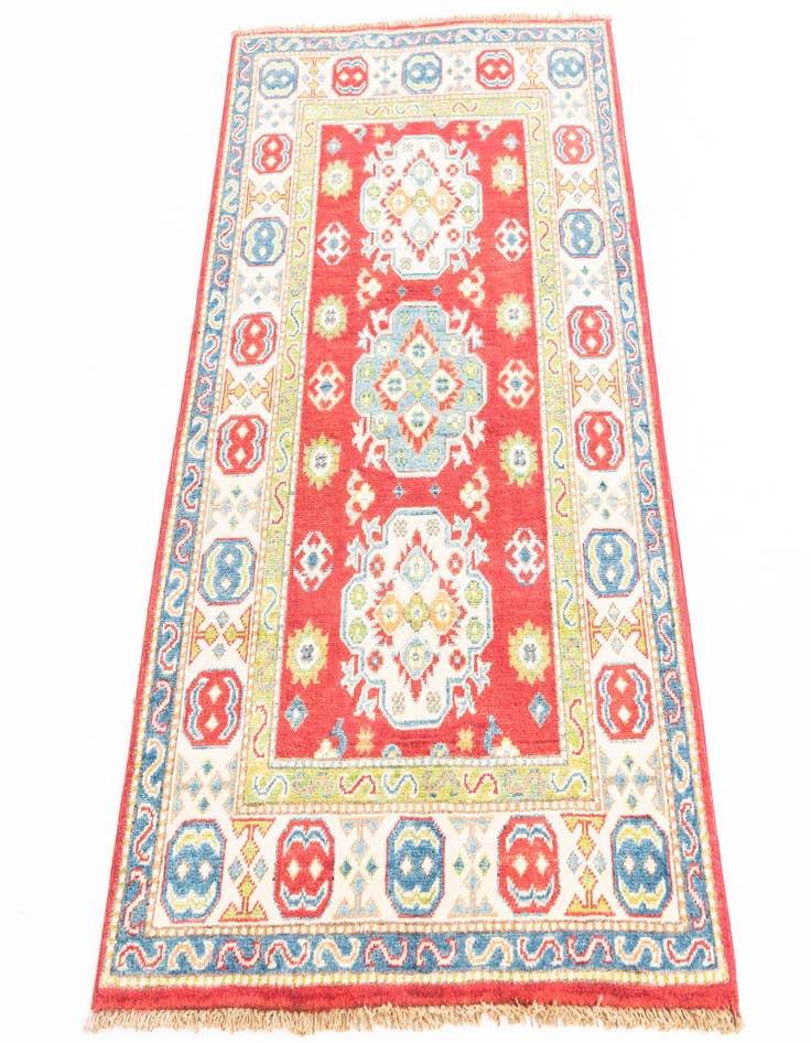 Detail image of  3' 2 x 4' 10  Hand Knotted Kazak Rug