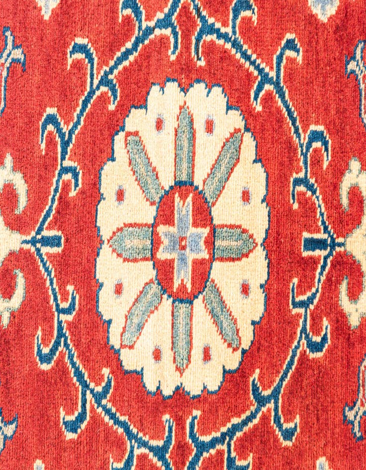 Detail image of  3' 3 x 5'  Hand Knotted Kazak Rug