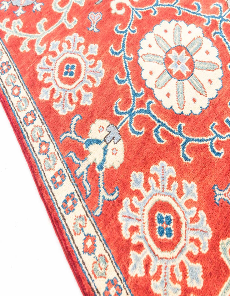 Detail image of  3' 3 x 5'  Hand Knotted Kazak Rug