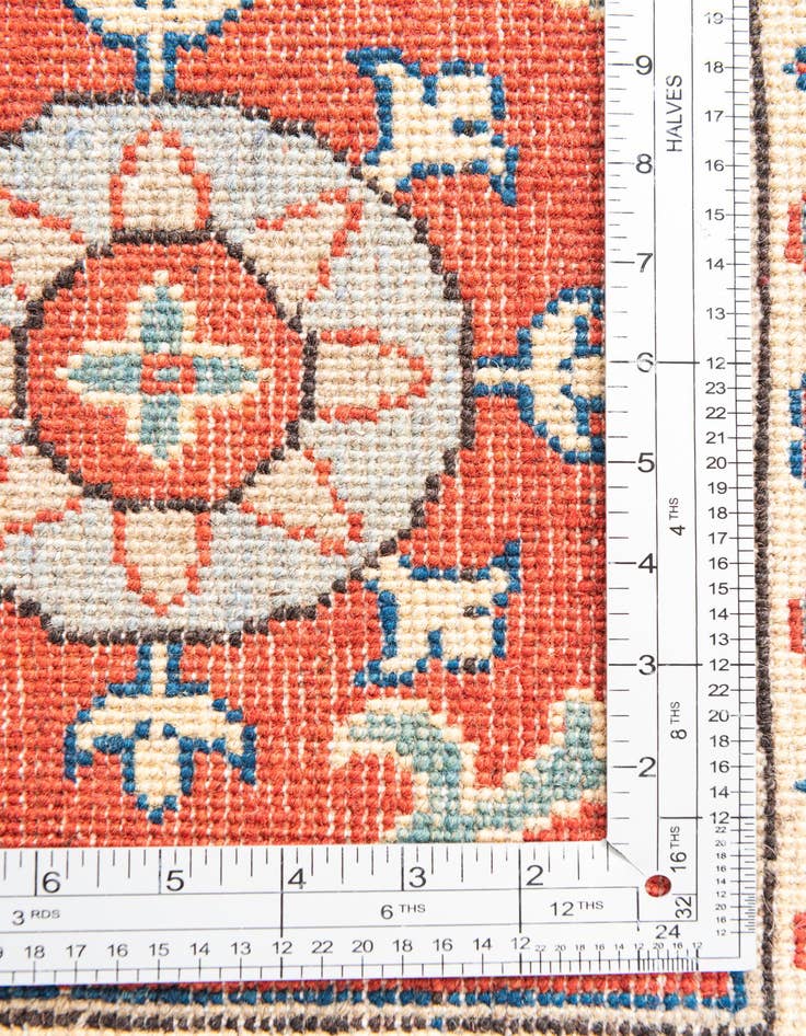 Detail image of  3' 3 x 5'  Hand Knotted Kazak Rug