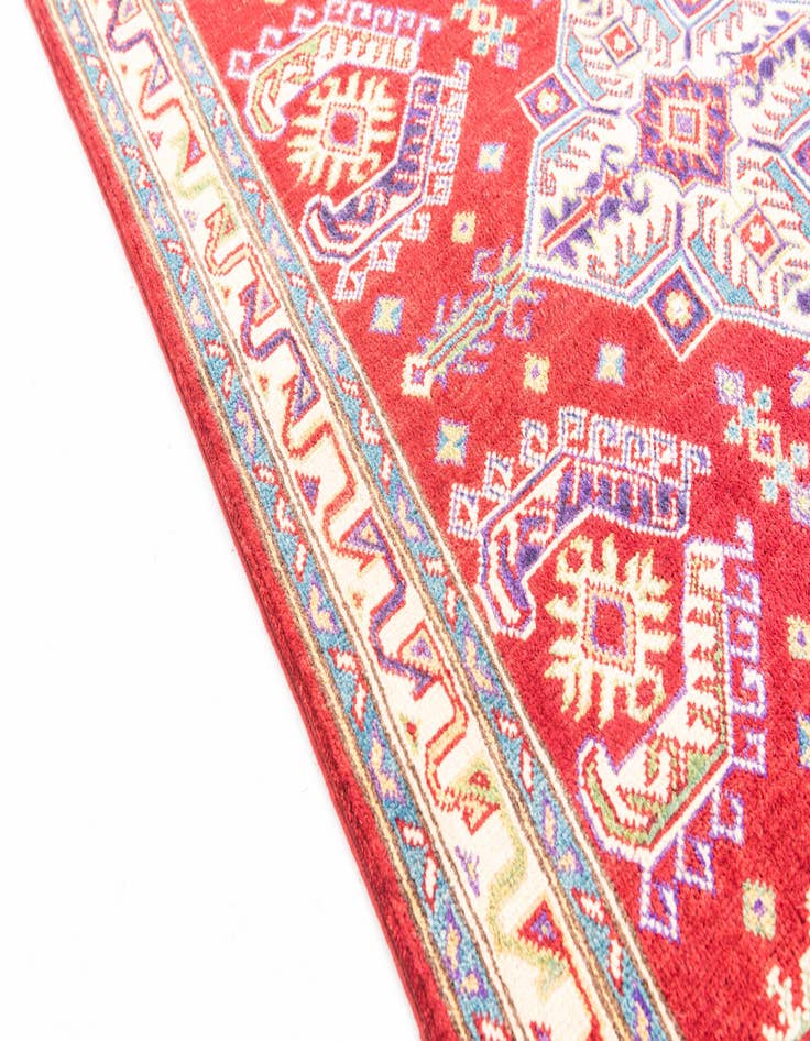 Detail image of  3' 3 x 4' 10  Hand Knotted Kazak Rug