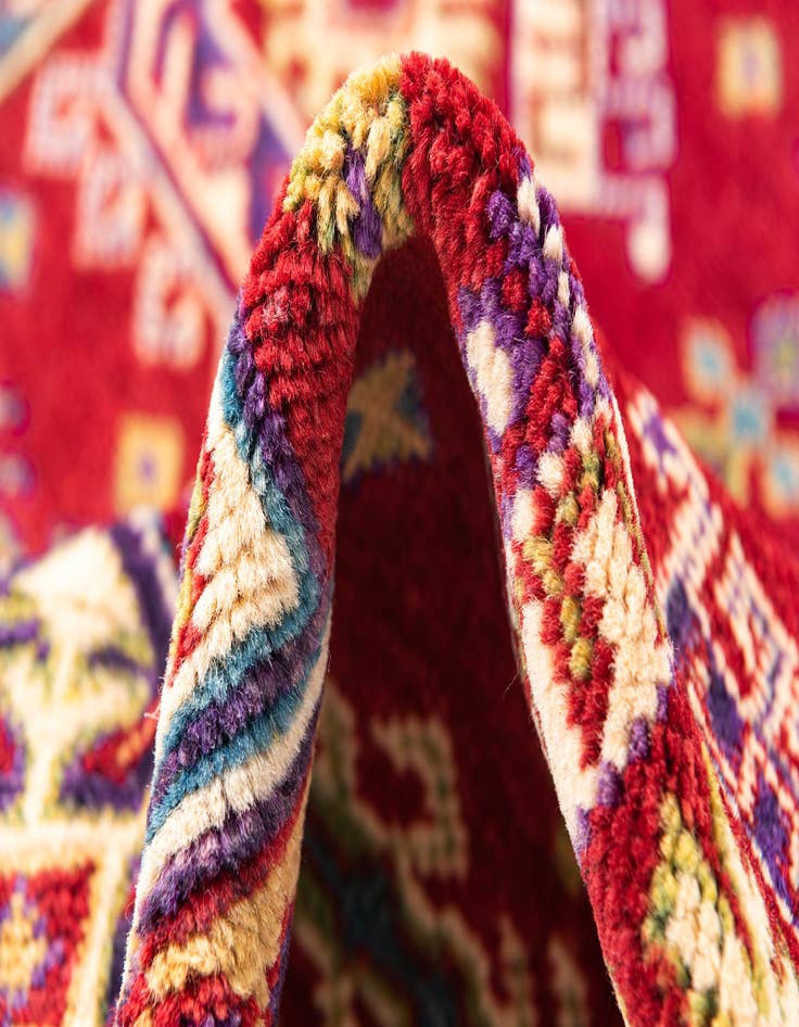 Detail image of  3' 3 x 4' 10  Hand Knotted Kazak Rug