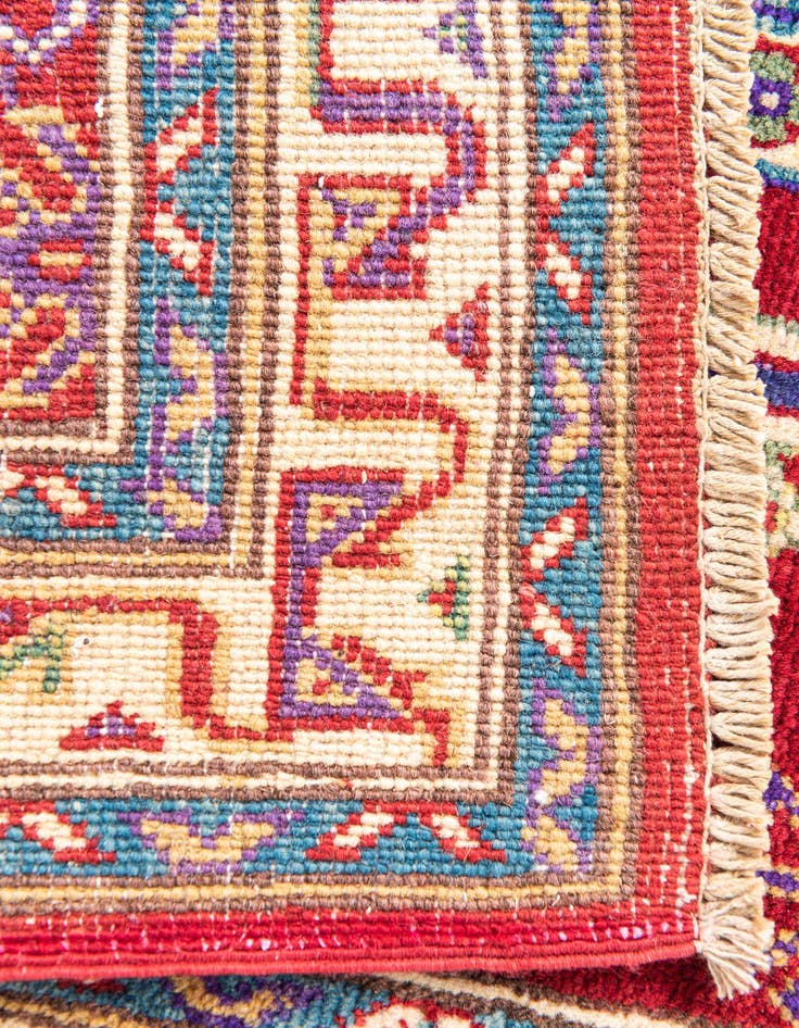 Detail image of  3' 3 x 4' 10  Hand Knotted Kazak Rug