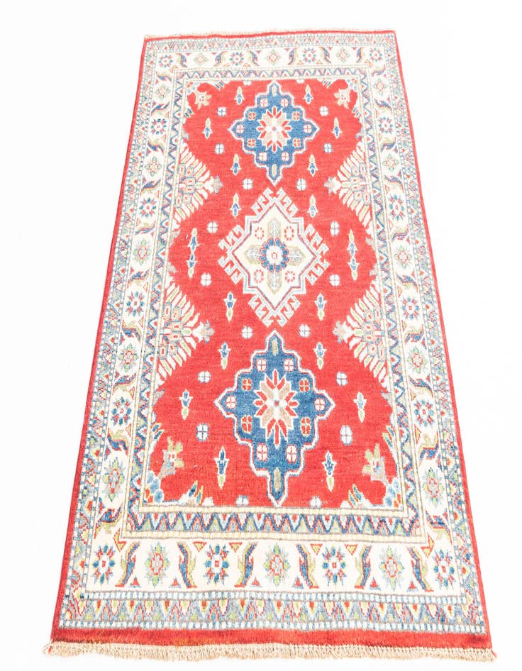 Detail image of  3' 5 x 5' 1  Hand Knotted Kazak Rug