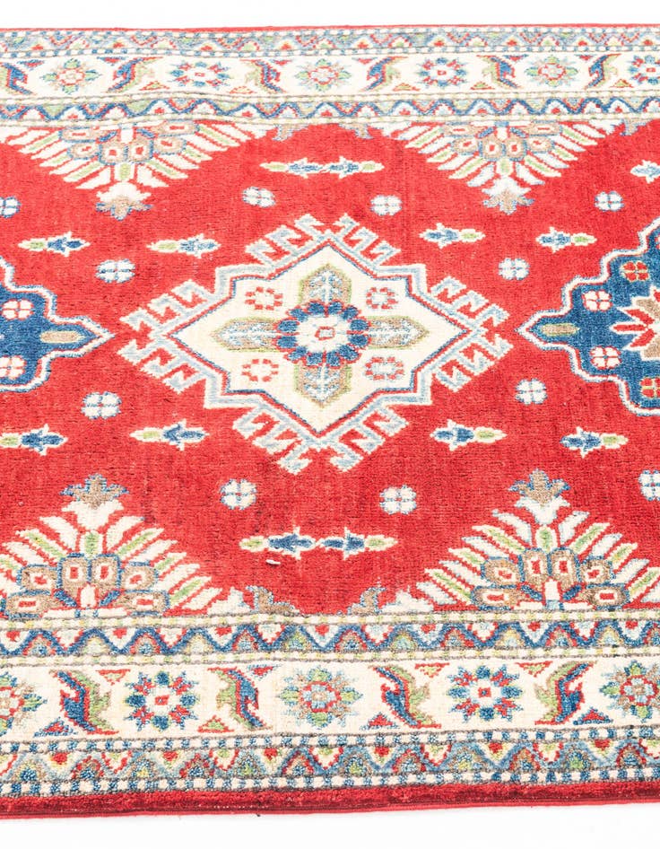 Detail image of  3' 5 x 5' 1  Hand Knotted Kazak Rug