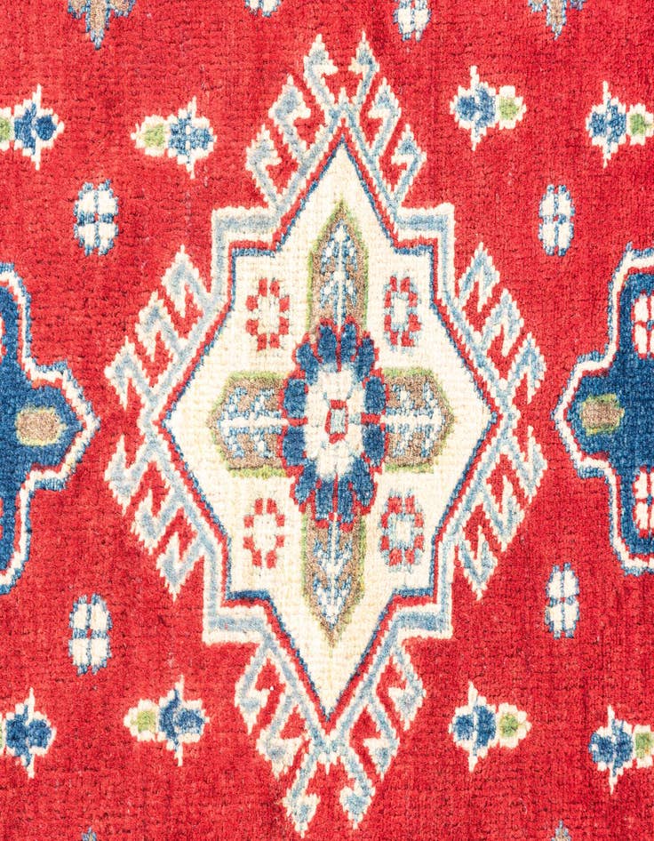 Detail image of  3' 5 x 5' 1  Hand Knotted Kazak Rug