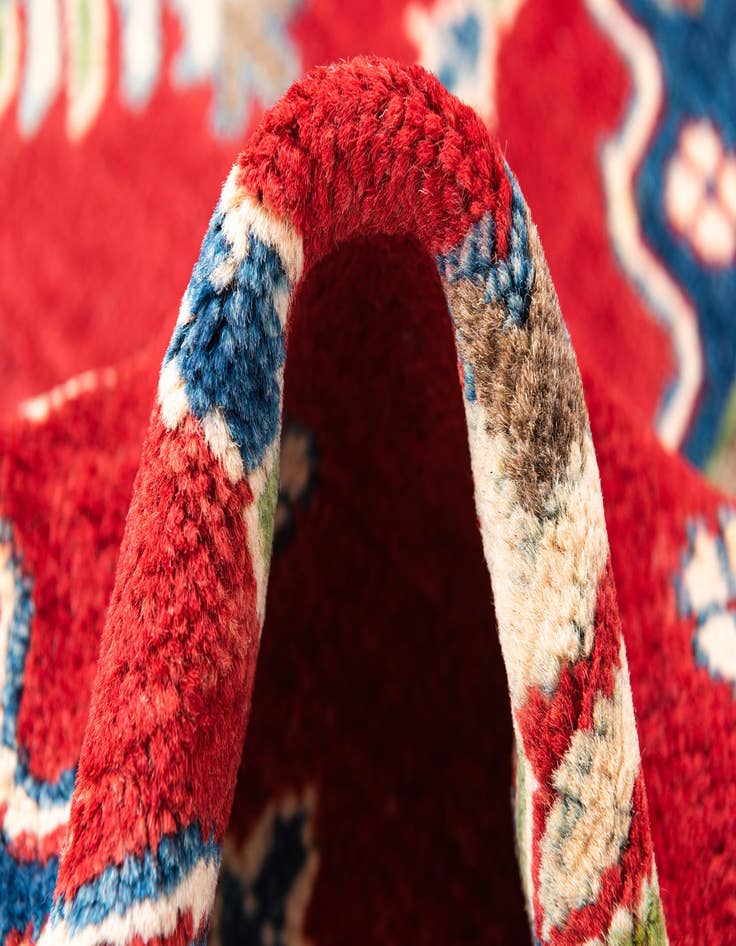 Detail image of  3' 5 x 5' 1  Hand Knotted Kazak Rug