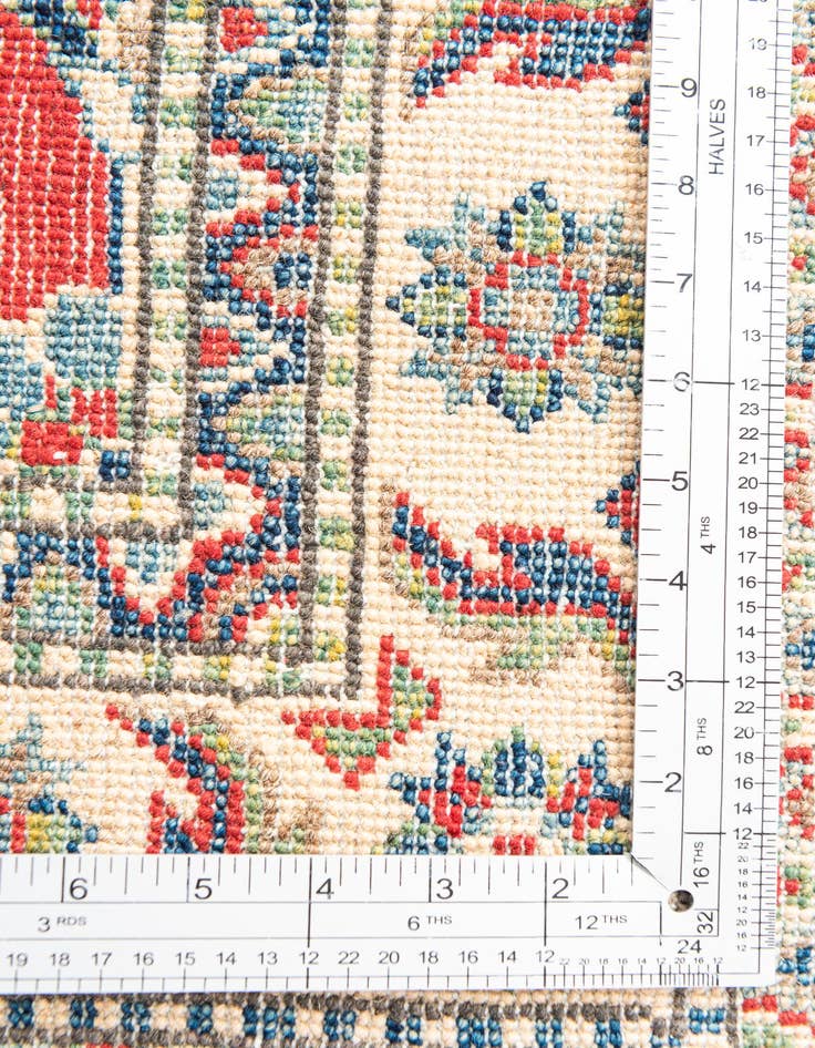 Detail image of  3' 5 x 5' 1  Hand Knotted Kazak Rug