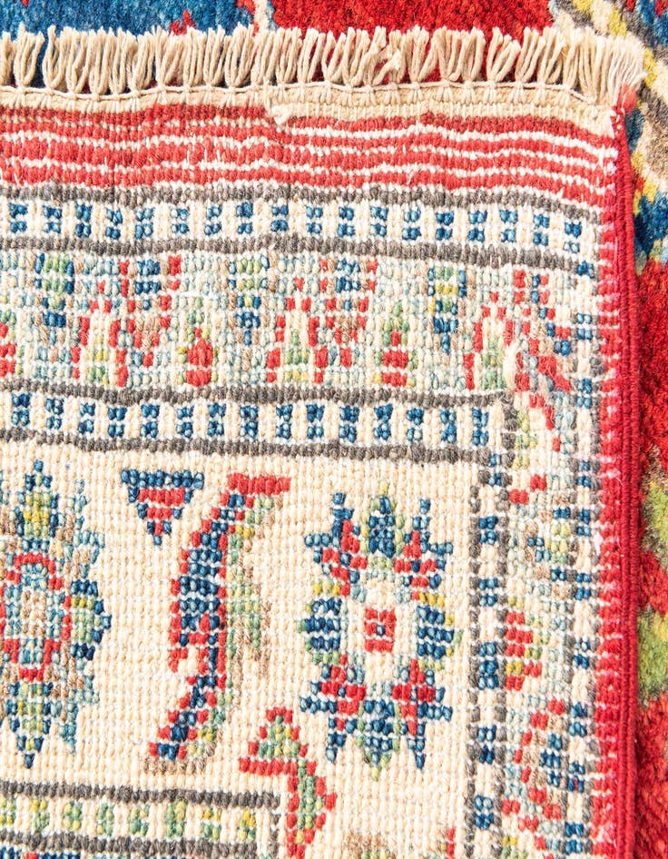 Detail image of  3' 5 x 5' 1  Hand Knotted Kazak Rug