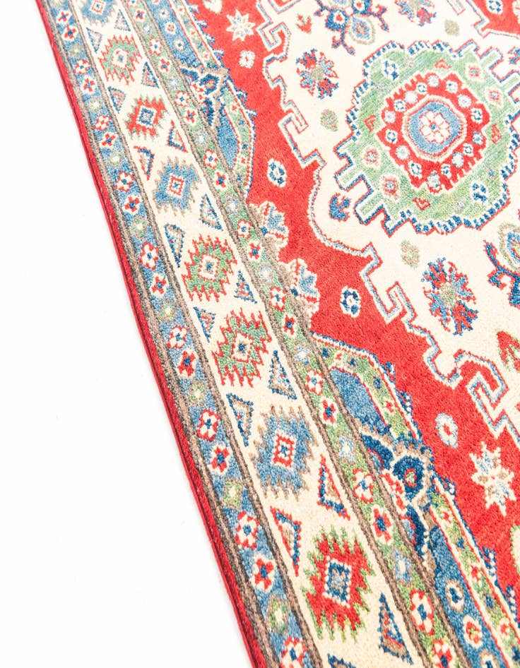 Detail image of  3' 4 x 5' 1  Hand Knotted Kazak Rug