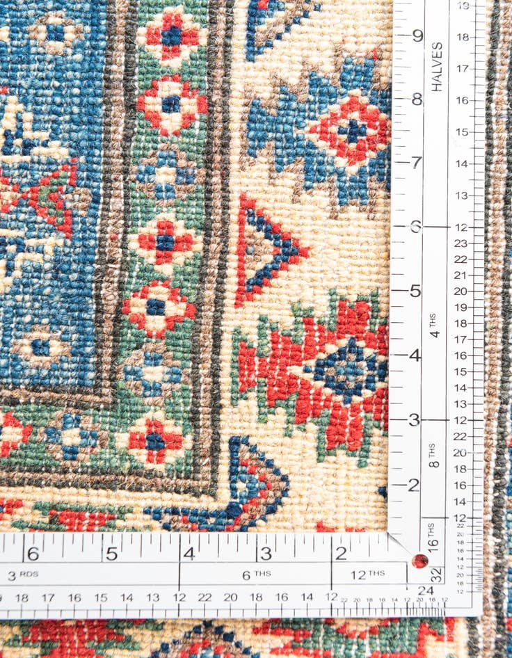 Detail image of  3' 4 x 5' 1  Hand Knotted Kazak Rug