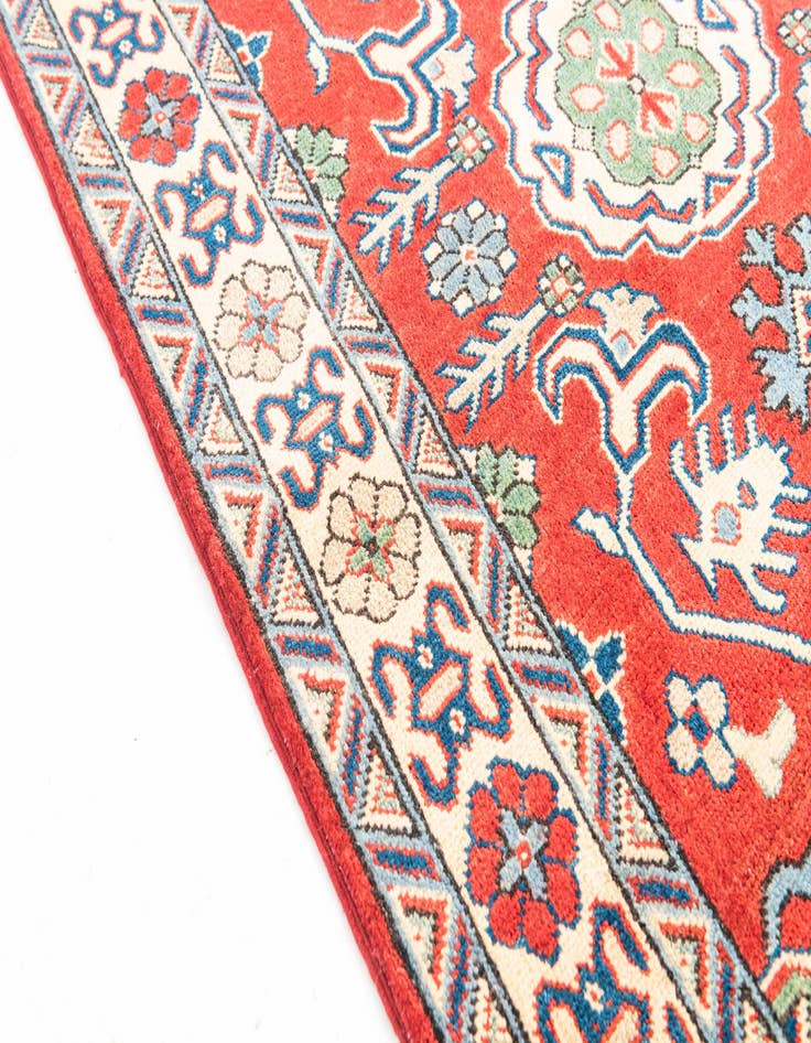 Detail image of  3' 4 x 5'  Hand Knotted Kazak Rug