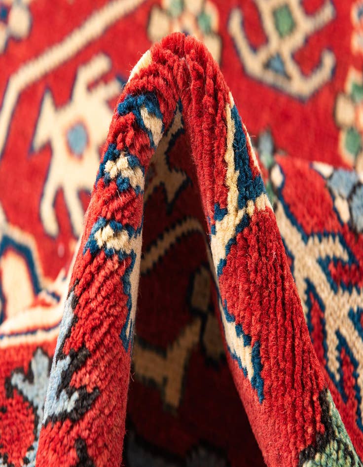 Detail image of  3' 4 x 5'  Hand Knotted Kazak Rug