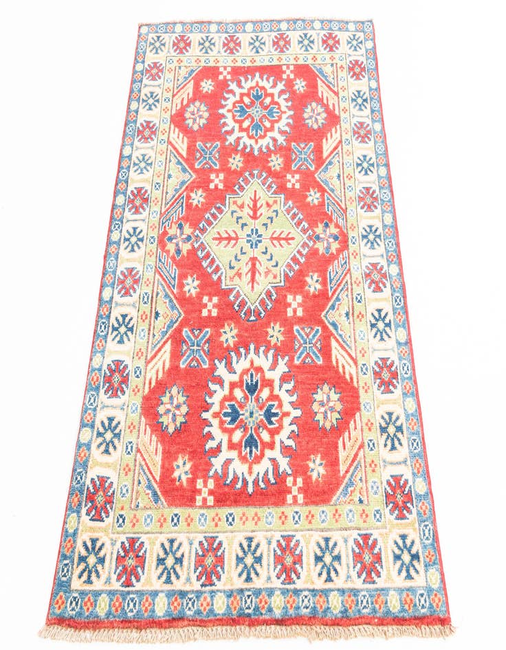 Detail image of  3' 2 x 5'  Hand Knotted Kazak Rug