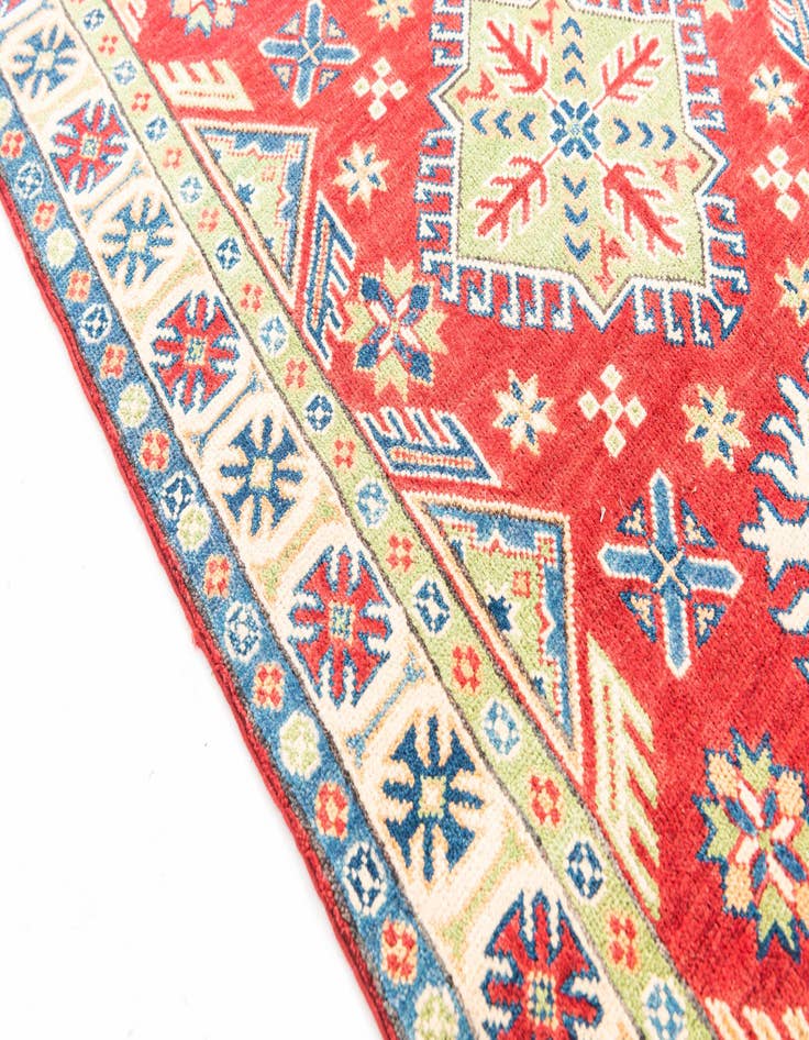 Detail image of  3' 2 x 5'  Hand Knotted Kazak Rug