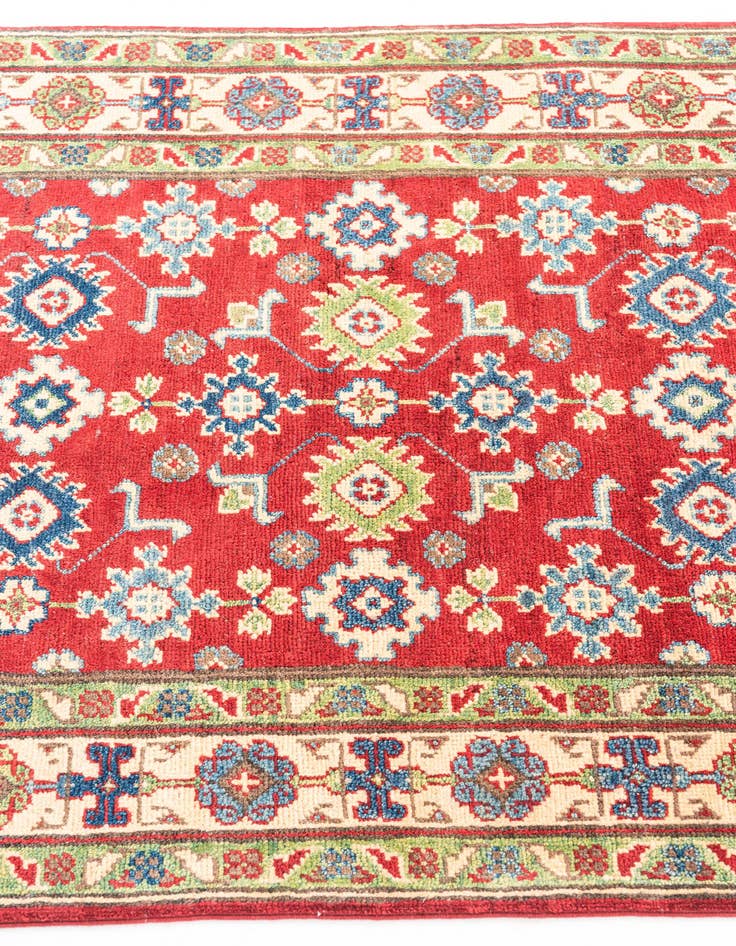 Detail image of  3' 2 x 4' 8  Hand Knotted Kazak Rug