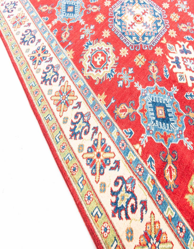 Detail image of  4' 10 x 6' 7  Hand Knotted Kazak Rug