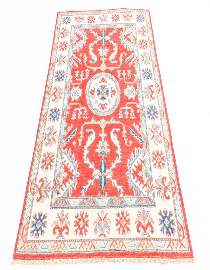 Detail image of  4' x 6'  Hand Knotted Kazak Rug