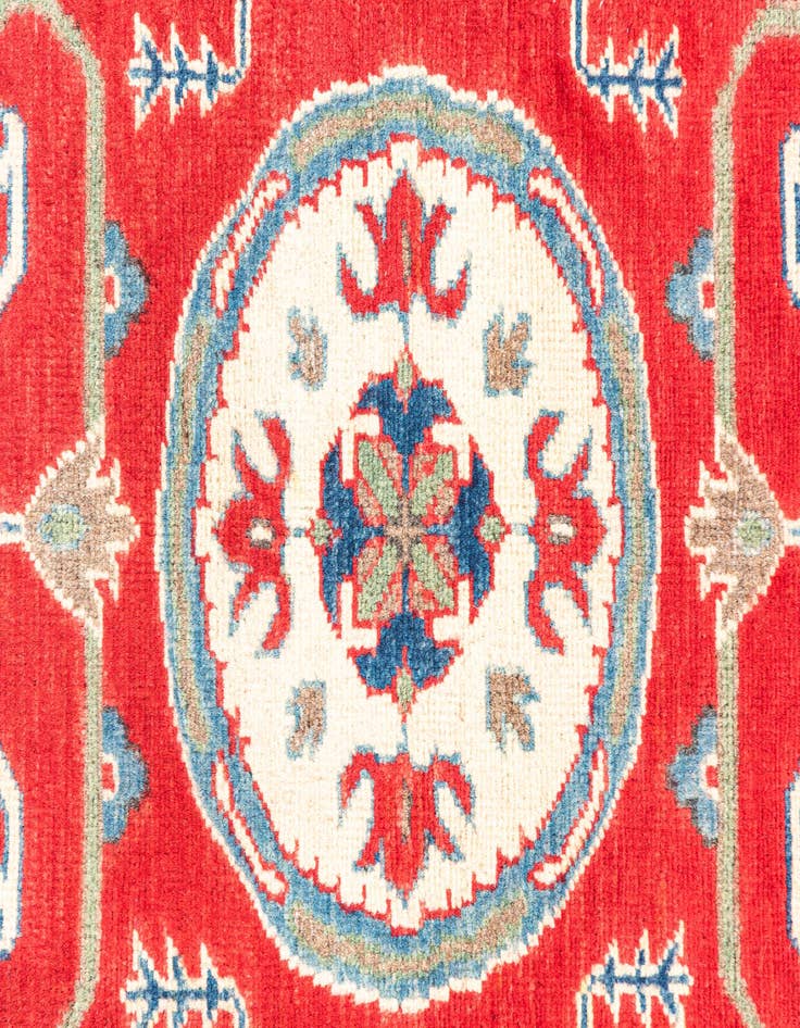 Detail image of  4' x 6'  Hand Knotted Kazak Rug