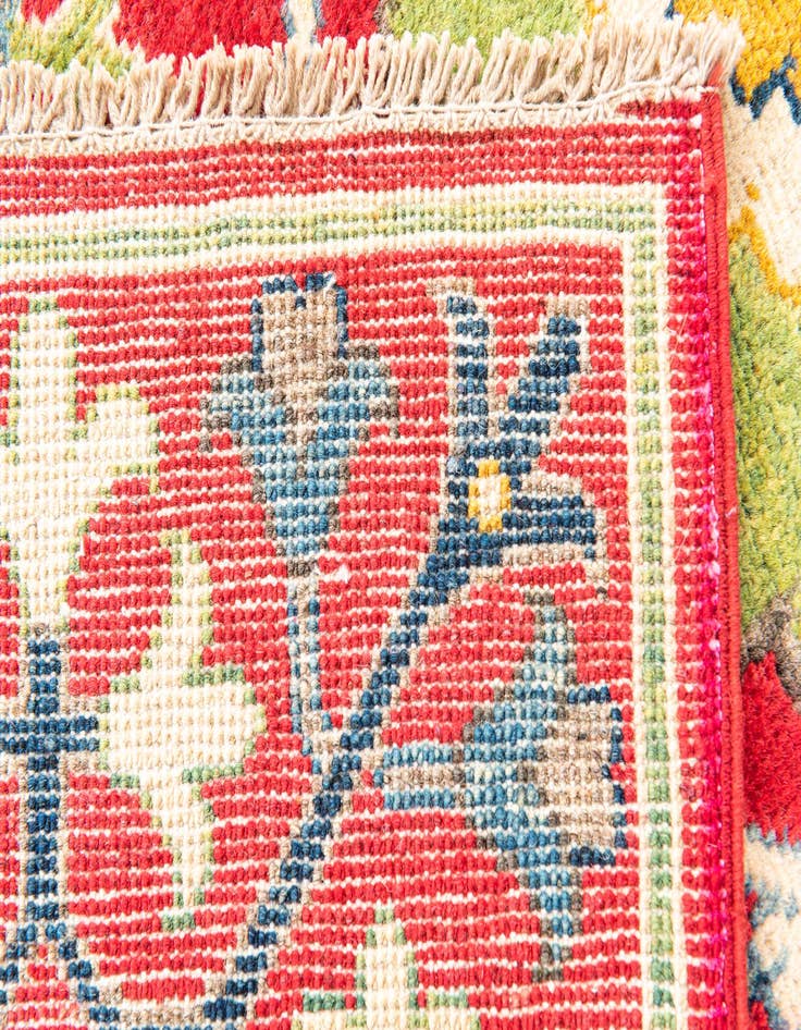 Detail image of  4' 10 x 6' 9  Hand Knotted Kazak Rug