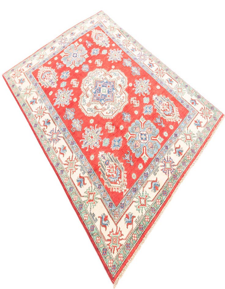 Detail image of 5' x 6' 6 Hand Knotted Kazak Rug