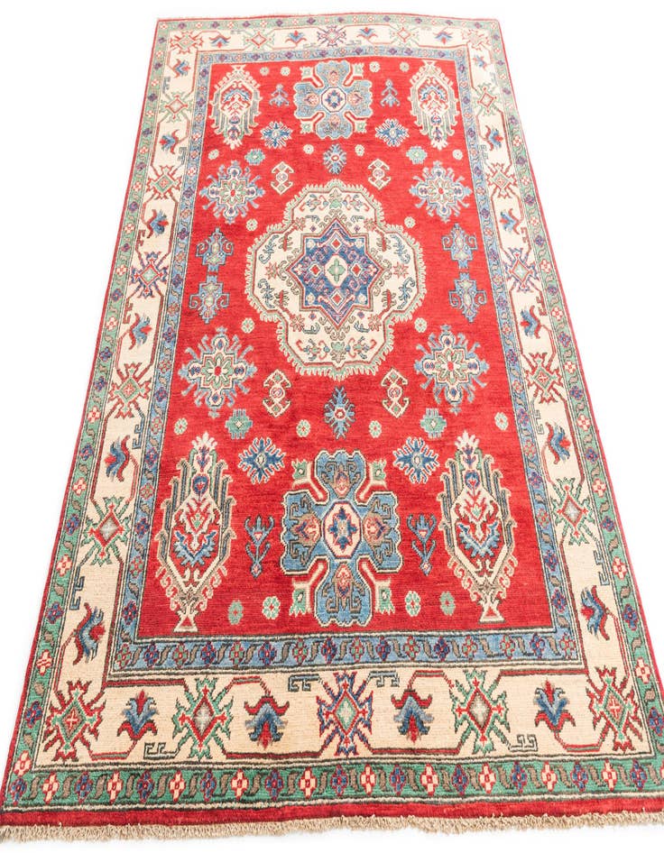 Detail image of 5' x 6' 6 Hand Knotted Kazak Rug