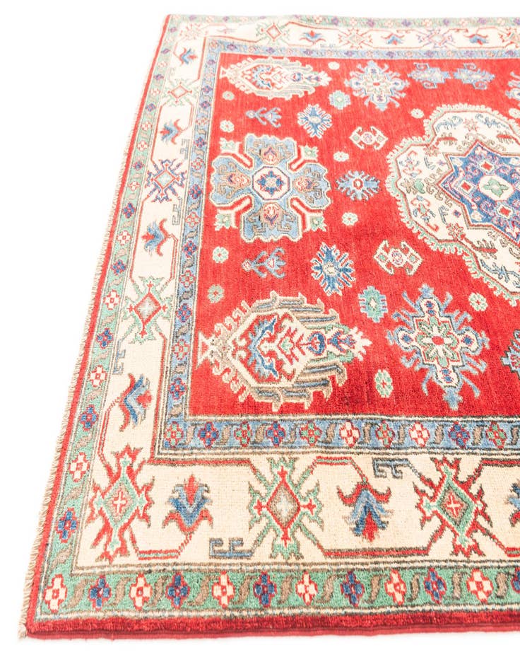 Detail image of 5' x 6' 6 Hand Knotted Kazak Rug