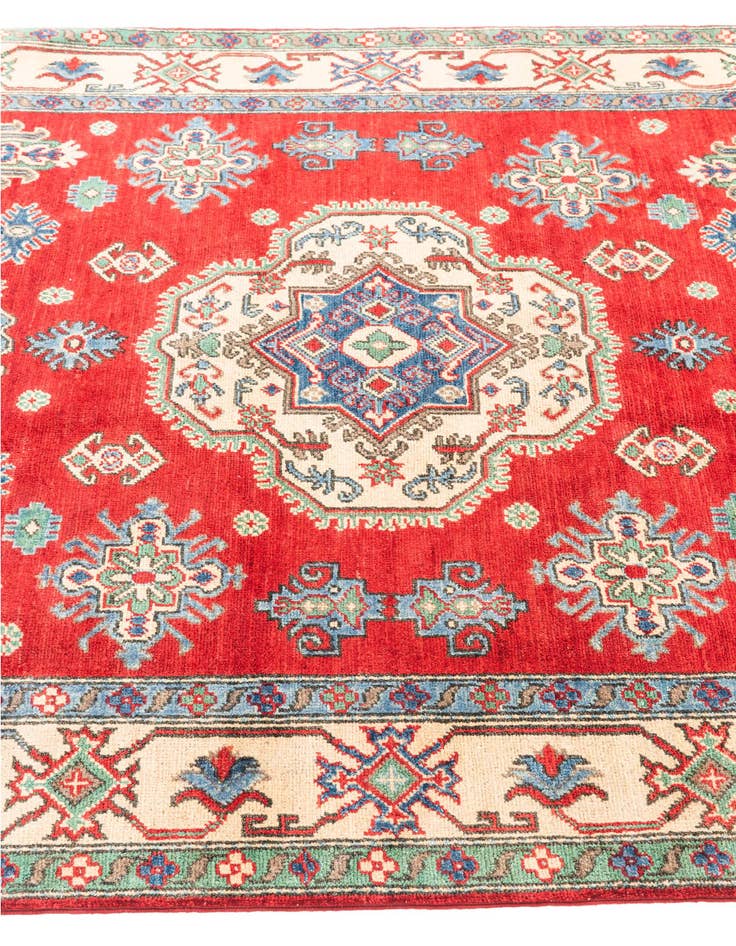 Detail image of 5' x 6' 6 Hand Knotted Kazak Rug
