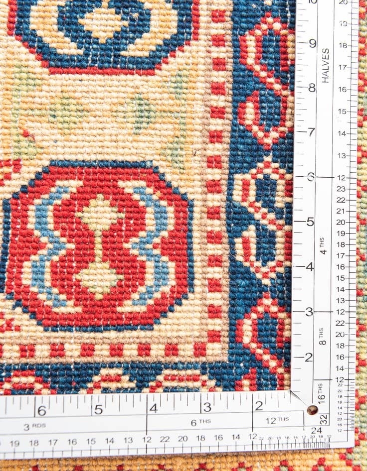 Detail image of  5' 2 x 7'  Hand Knotted Kazak Rug