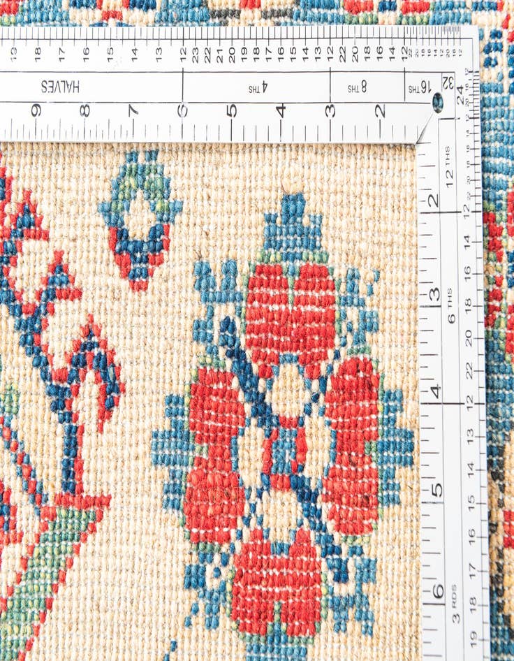 Detail image of  5' x 6' 10  Hand Knotted Kazak Rug