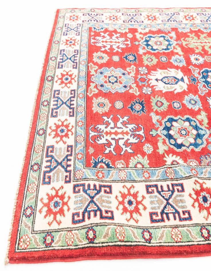 Detail image of  5' x 7'  Hand Knotted Kazak Rug