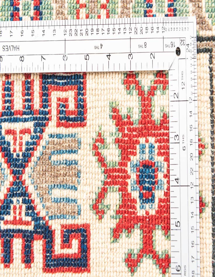 Detail image of  5' x 7'  Hand Knotted Kazak Rug