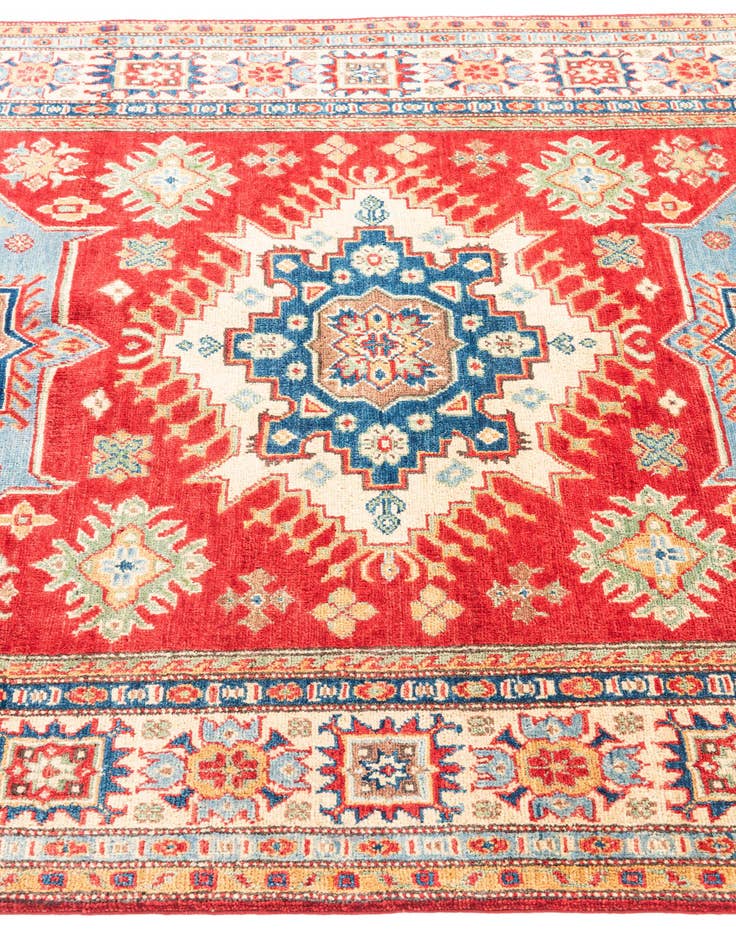 Detail image of  5' x 7' 1  Hand Knotted Kazak Rug