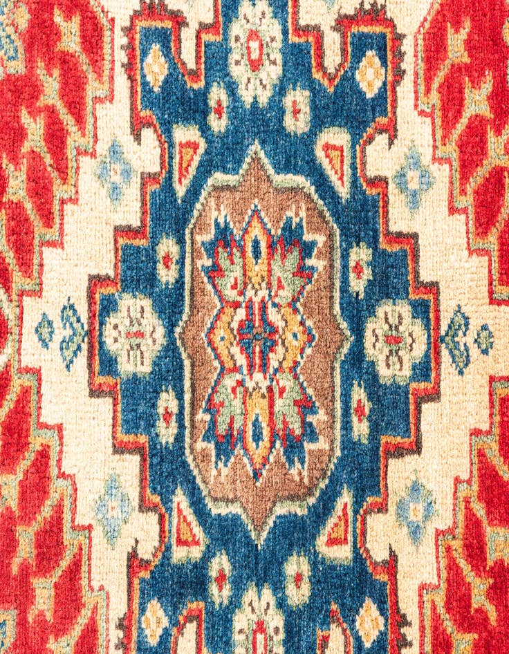 Detail image of  5' x 7' 1  Hand Knotted Kazak Rug