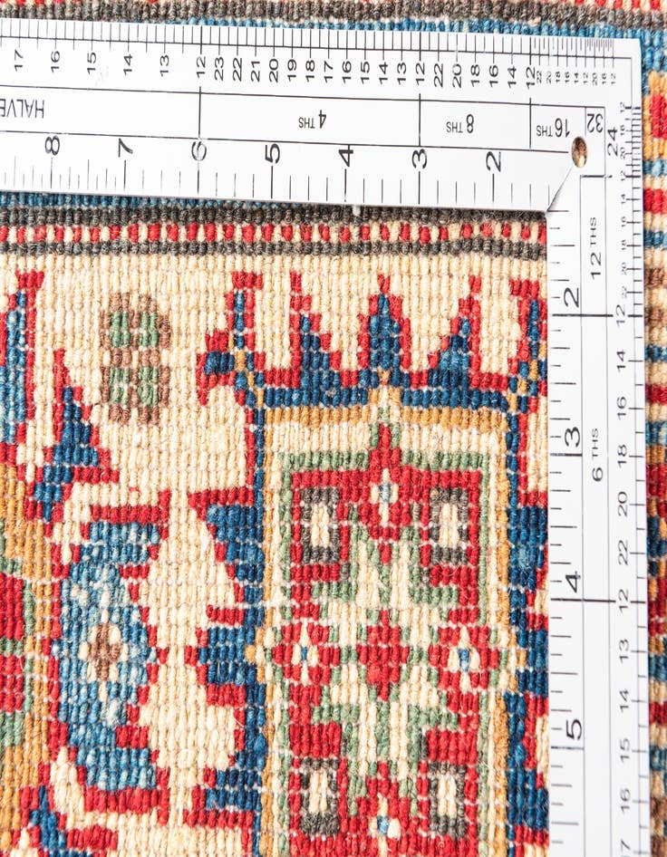 Detail image of  5' x 7' 1  Hand Knotted Kazak Rug