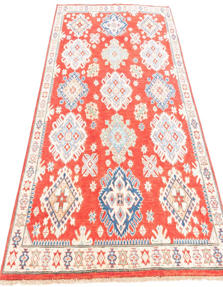 Detail image of  5' 2 x 6' 10  Hand Knotted Kazak Rug