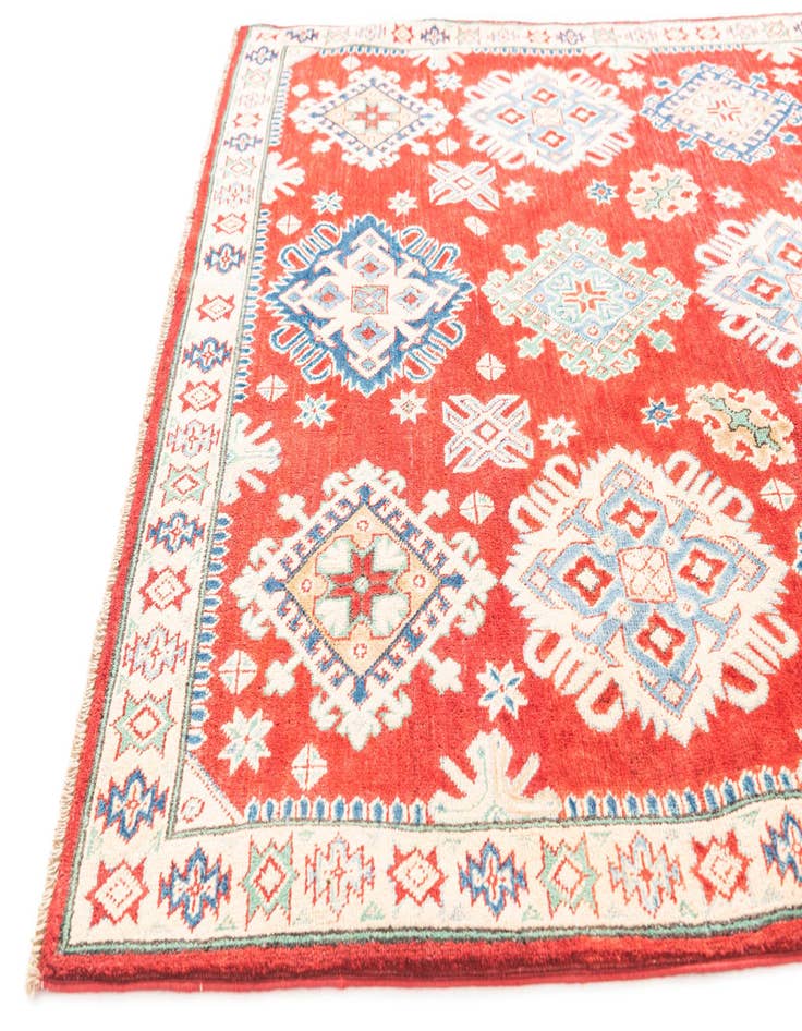Detail image of  5' 2 x 6' 10  Hand Knotted Kazak Rug