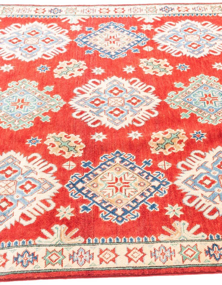 Detail image of  5' 2 x 6' 10  Hand Knotted Kazak Rug