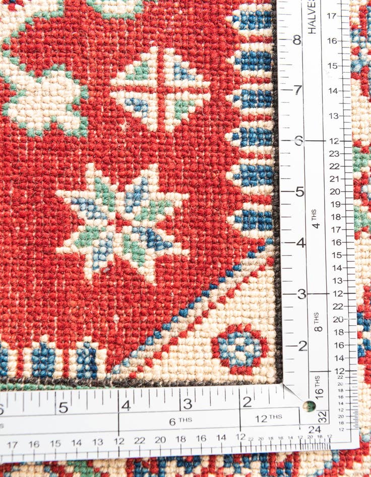 Detail image of  5' 2 x 6' 10  Hand Knotted Kazak Rug