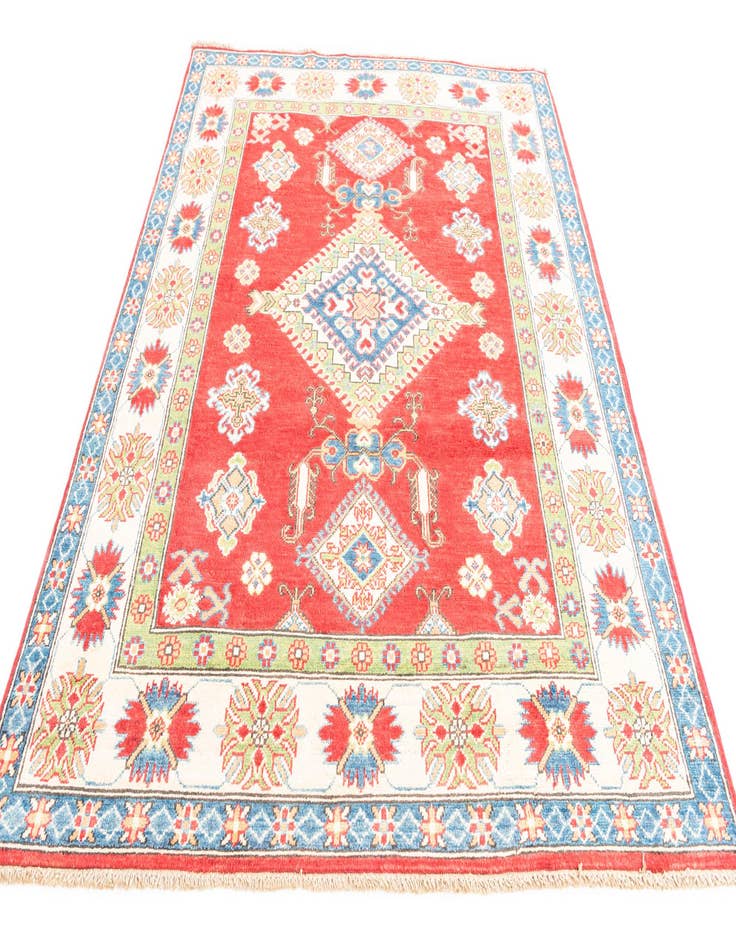 Detail image of  5' 1 x 6' 6  Hand Knotted Kazak Rug