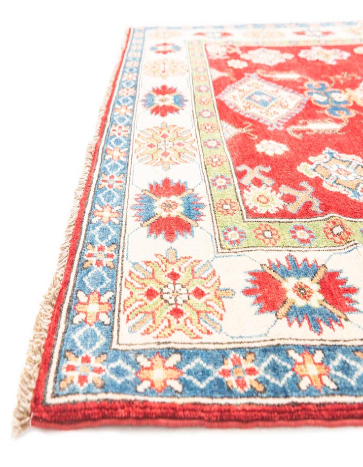 Detail image of  5' 1 x 6' 6  Hand Knotted Kazak Rug