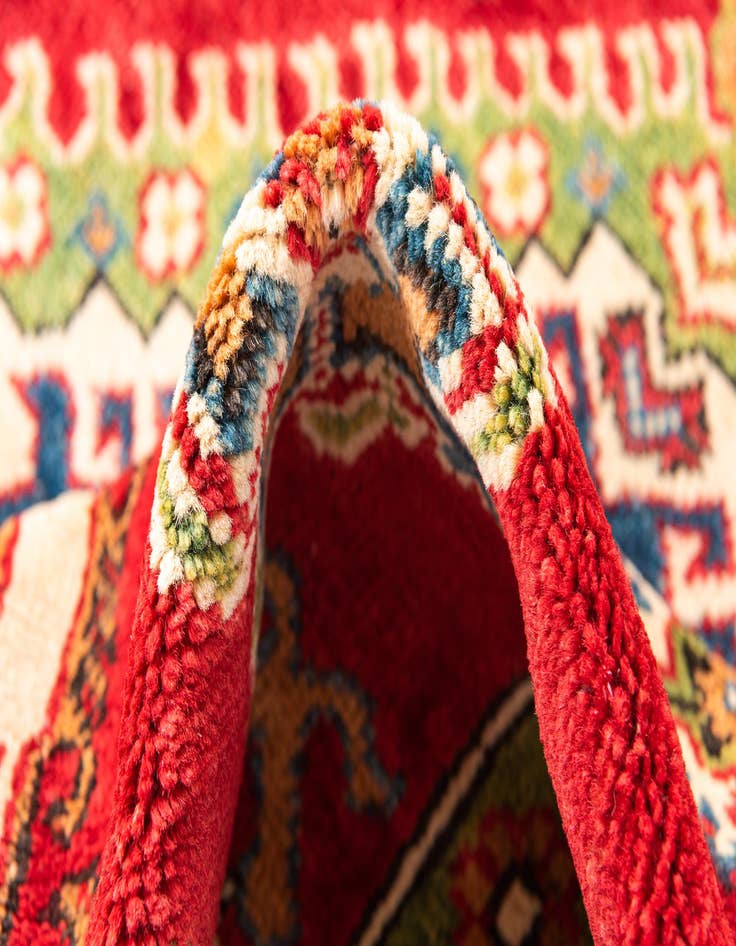 Detail image of  5' 1 x 6' 6  Hand Knotted Kazak Rug
