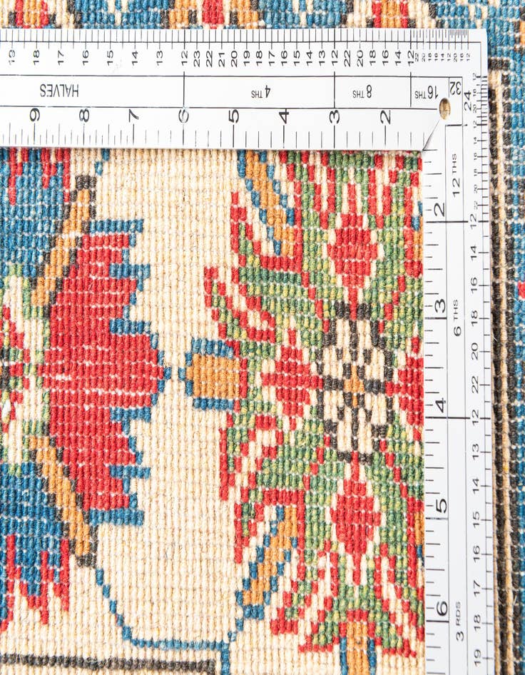 Detail image of  5' 1 x 6' 6  Hand Knotted Kazak Rug