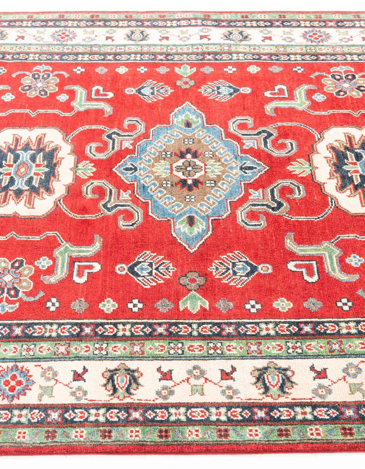 Detail image of  5' 2 x 6' 7  Hand Knotted Kazak Rug